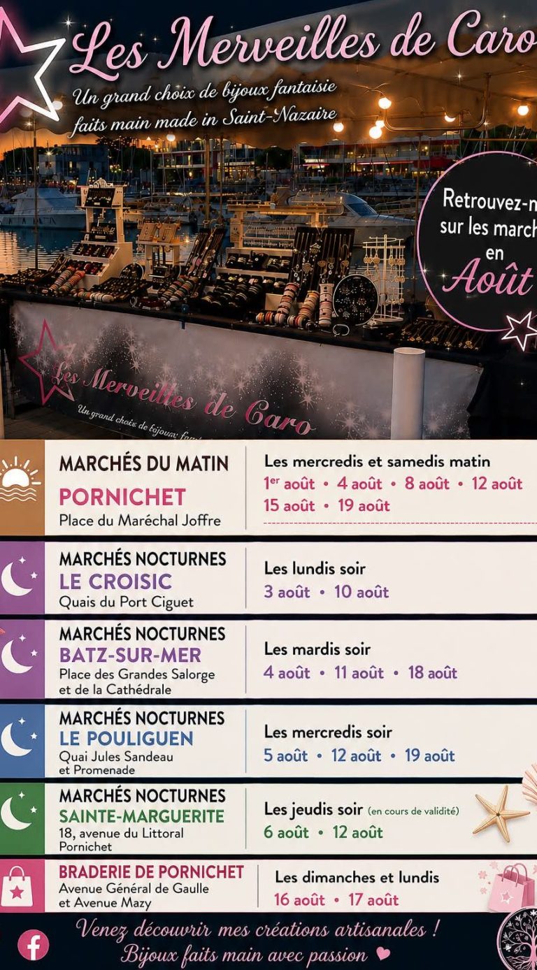 chalet créatrice de bijoux fantaisie personnalisés Saint-Nazaire