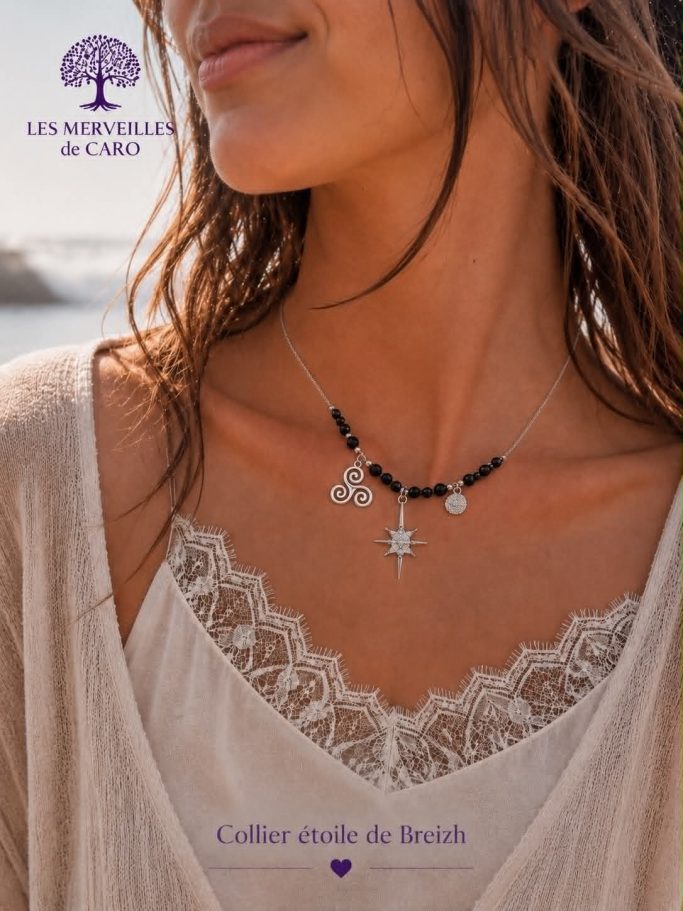 Collier Étoile de Breizh Agate